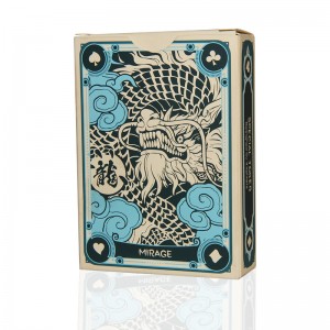 Květinka Cut Card Custom Magic Show Player Card German Black Paper Otevřená fanoušek střih reliéfní hrací karta